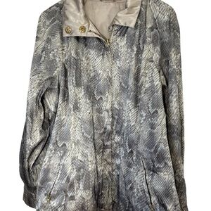 Reversible zip up jacket